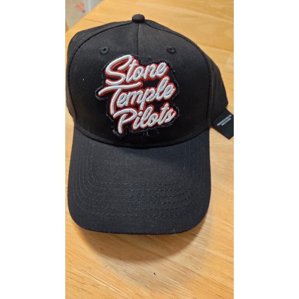 Stone Temple Pilots Snapback Hat Black Red  NWT Official Live Nation Rock Off